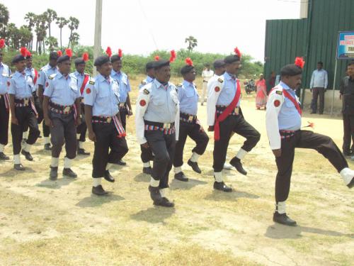 The security Services-Foot drill